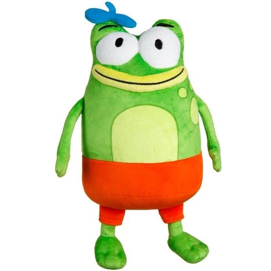 Mighty Mojo; Mighty Mojo Lets Go Luna Andy Hopper Green Frog Plush Doll Pbs Kids Figure; Category:Plush Toys; Image:1